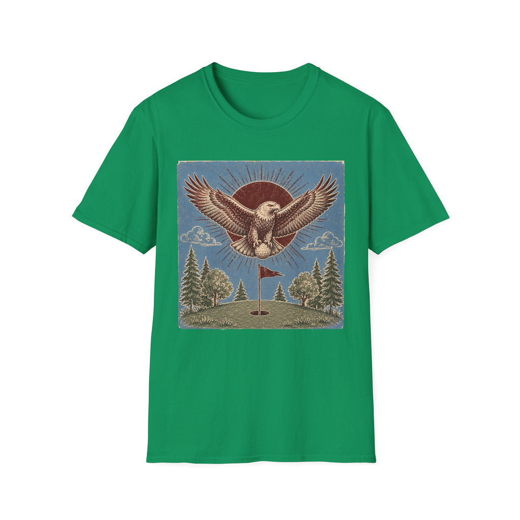 EAGLE HOLDING GOLF BALL ILLUSTRATION 149 T-SHIRT
