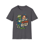 OUT OF THIS WORLD GOLF ALIEN T-SHIRT