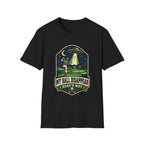 MY BALL DISAPPEARED UFO BADGE T-SHIRT