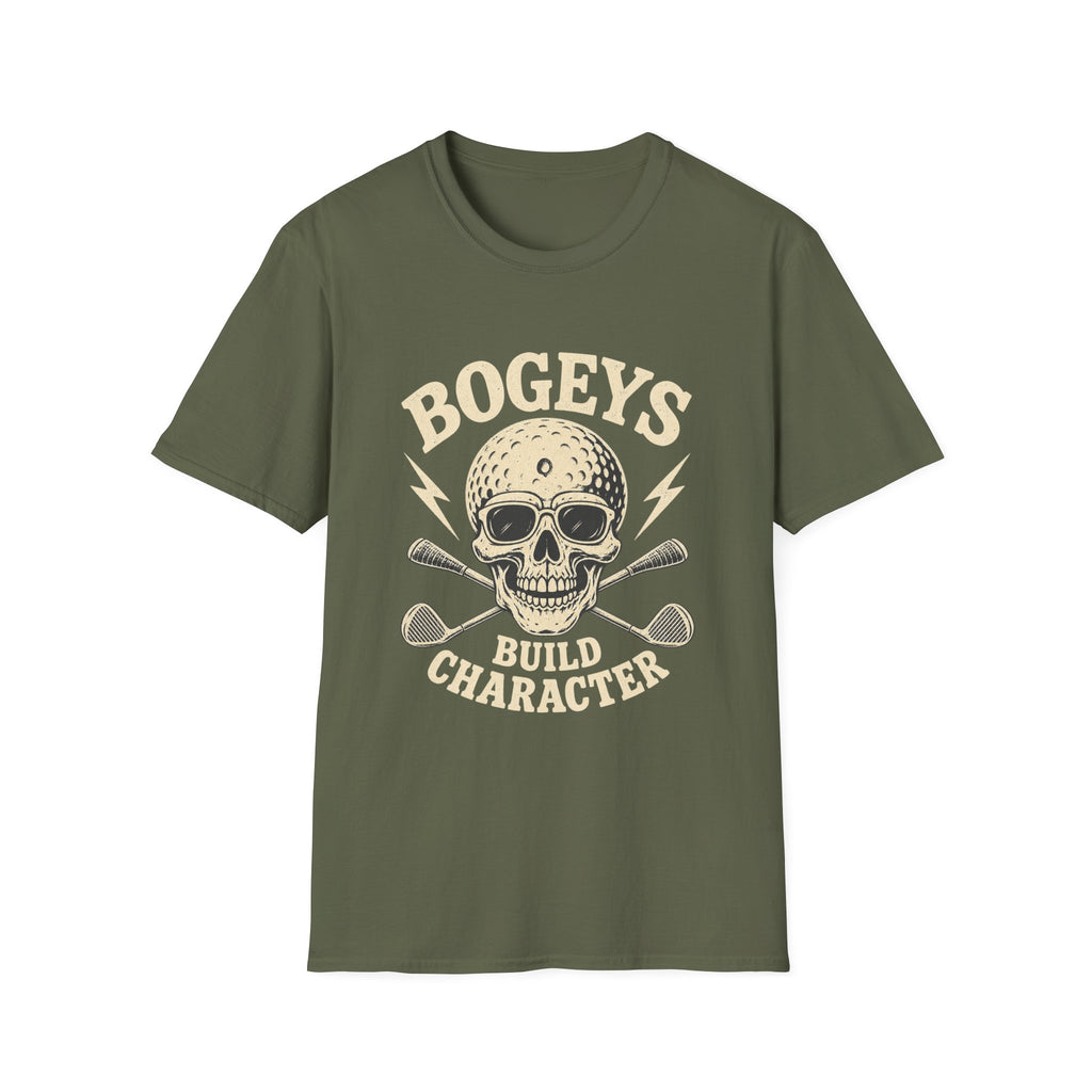 BOGEYS BUILD CHARACTER SKELETON T-Shirt