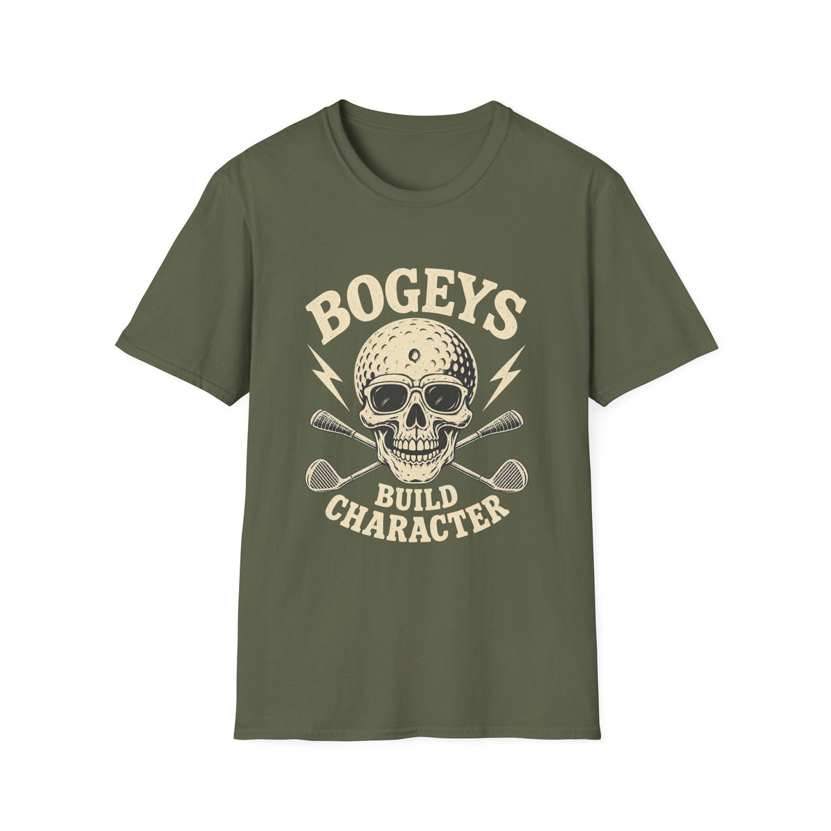 BOGEYS BUILD CHARACTER SKELETON T-Shirt