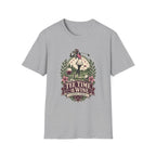 TEE TIME AND WINE GOLFER BADGE T-SHIRT