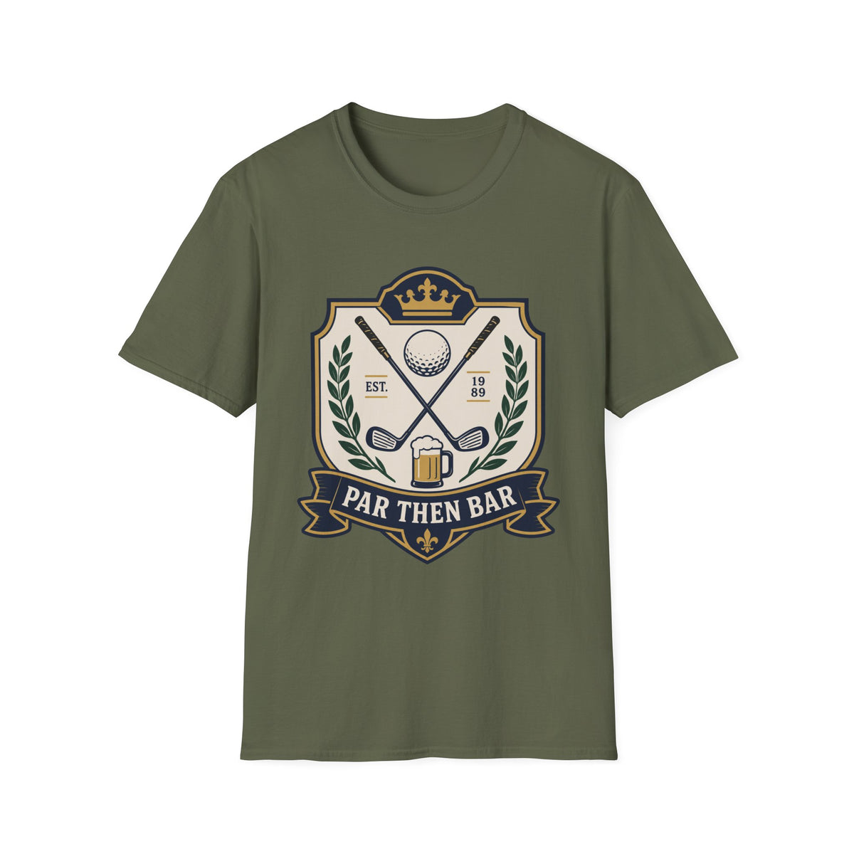 PAR THEN BAR CREST BADGE T-SHIRT