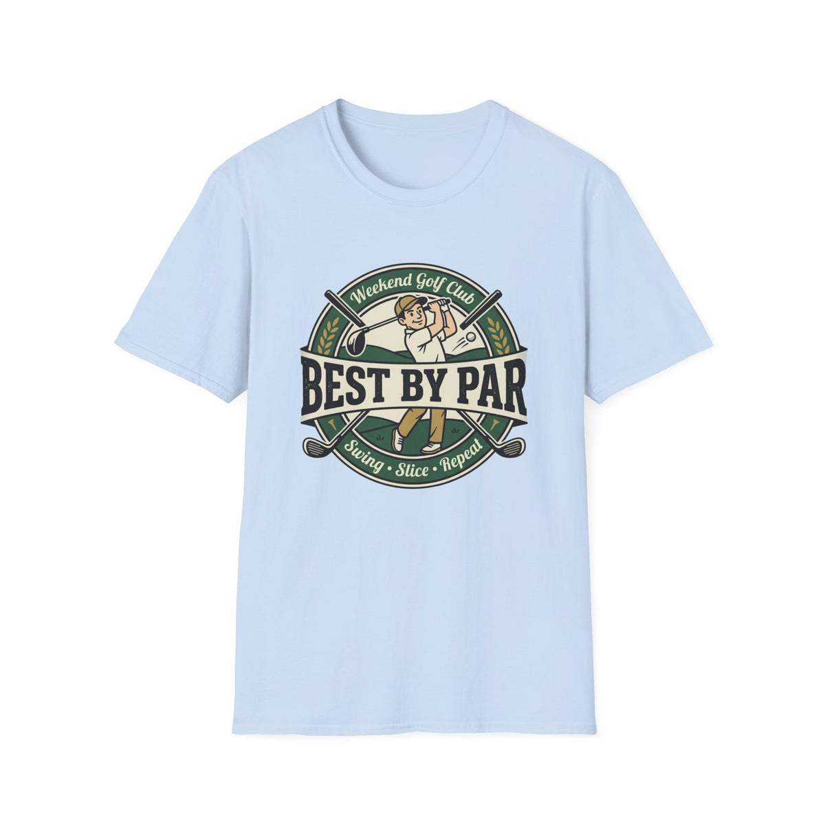 BEST BY PAR WEEKEND GOLF CLUB BADGE 110 T-SHIRT