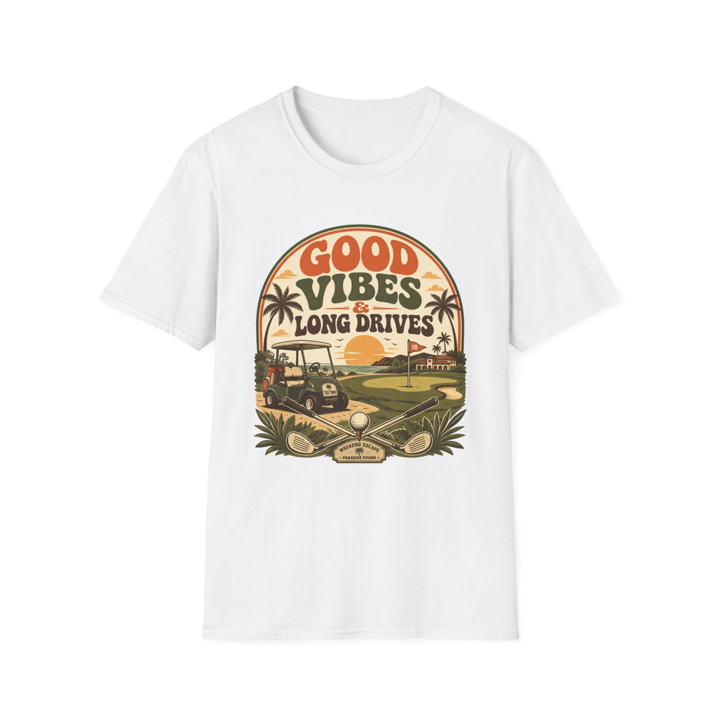 GOOD VIBES LONG DRIVES SUNSET T-SHIRT