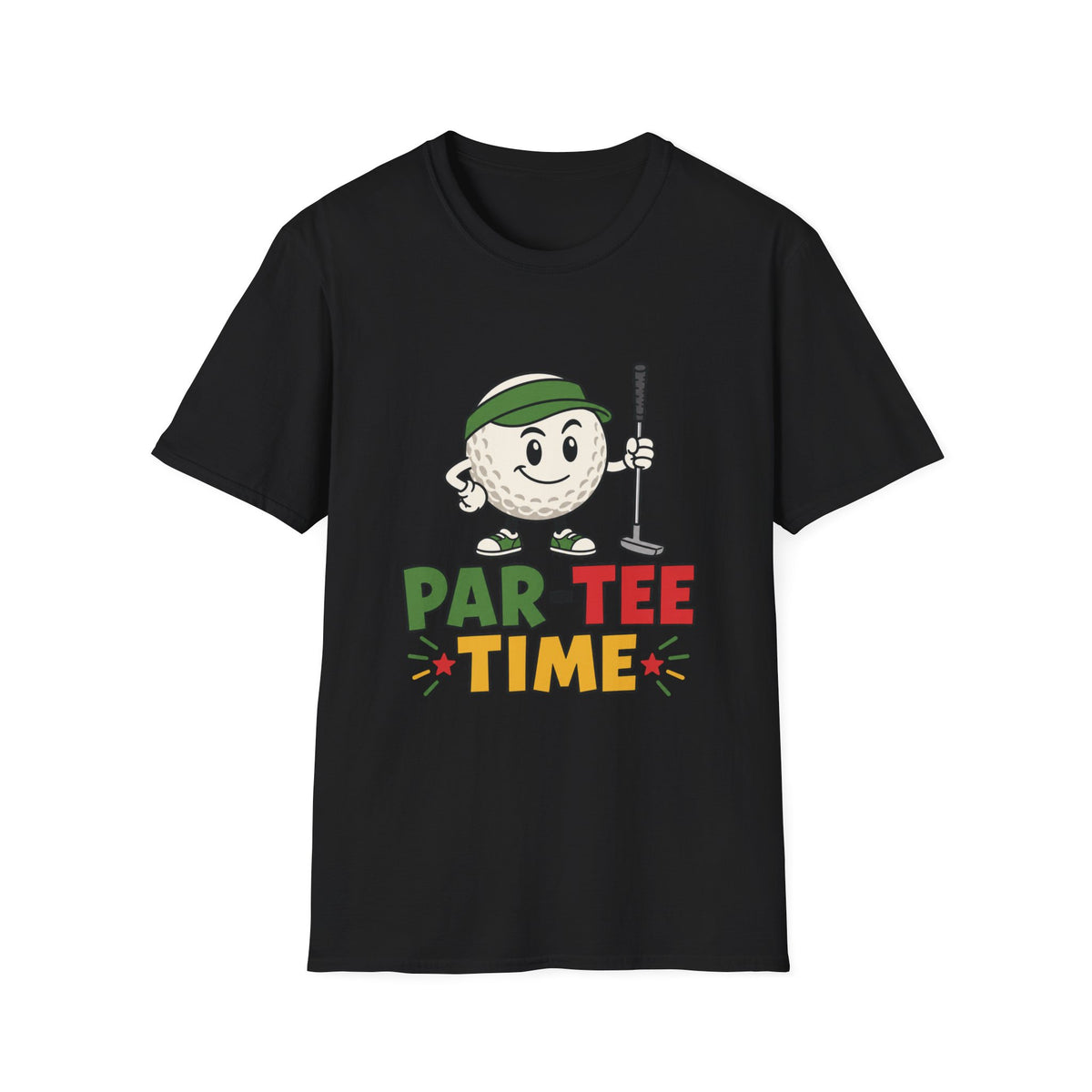 PAR TEE TIME GOLF BALL CHARACTER T-SHIRT