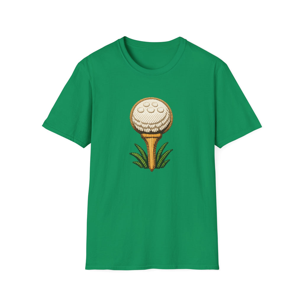 GOLF BALL TEE EMBROIDERY PATCH 87 T-SHIRT