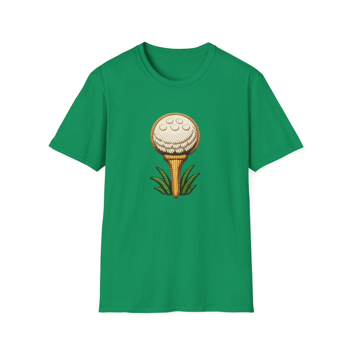 GOLF BALL TEE EMBROIDERY PATCH 87 T-SHIRT