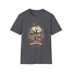 TEE TIME AND WINE GOLFER BADGE T-SHIRT