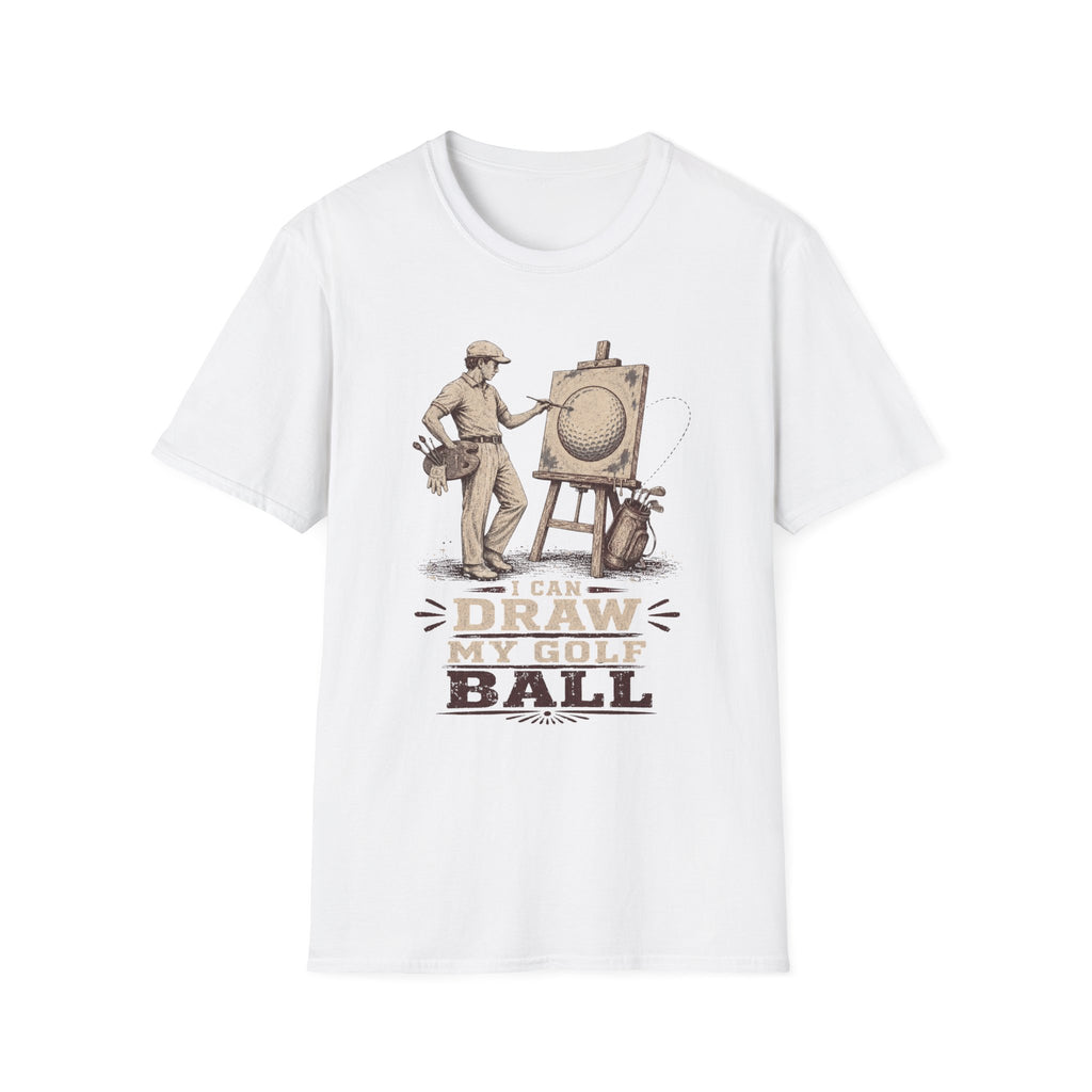 I CAN DRAW MY GOLF BALL T-SHIRT