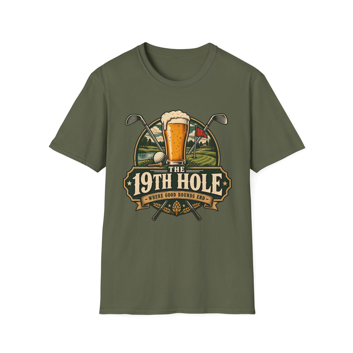 19TH-HOLE-GOOD-ROUNDS-END-183 T-SHIRT