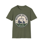 WEEKEND GOLF CLUB CART BADGE T-SHIRT