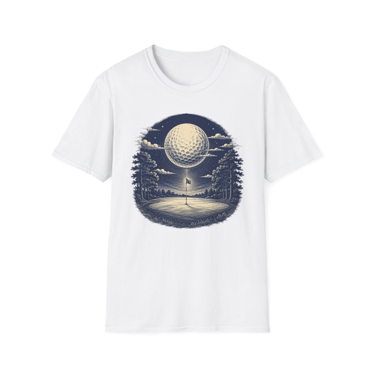 GOLF MOON NIGHT T-SHIRT