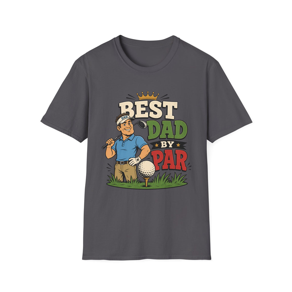 BEST DAD BY PAR CARTOON 143 T-SHIRT