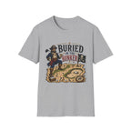 BURIED IN BUNKER PIRATE GOLFER 17 T-SHIRT