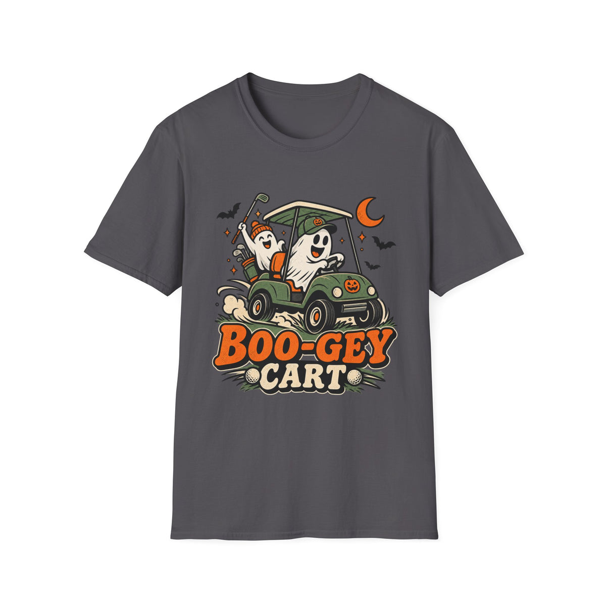 BOOGEY CART HALLOWEEN GHOSTS 166 T-SHIRT