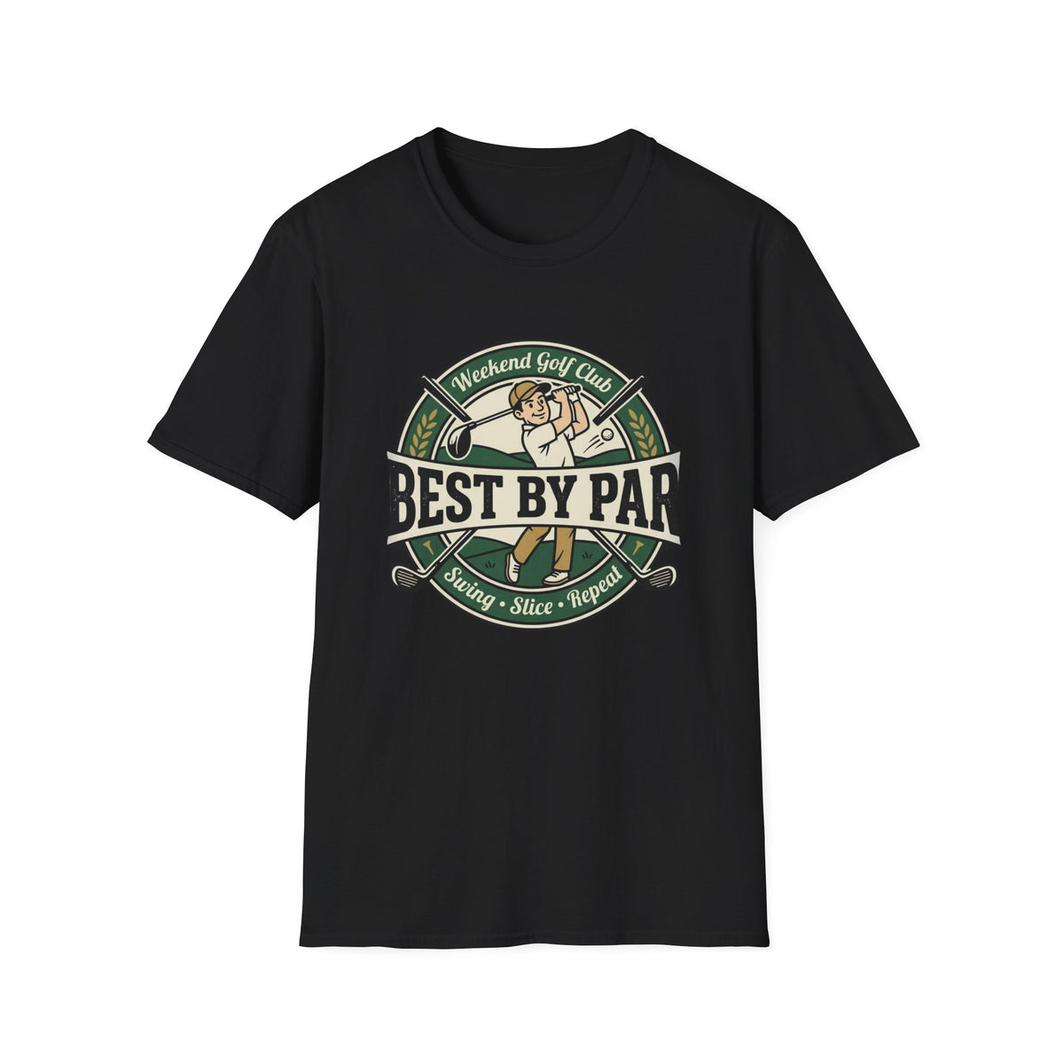 BEST BY PAR WEEKEND GOLF CLUB BADGE 110 T-SHIRT