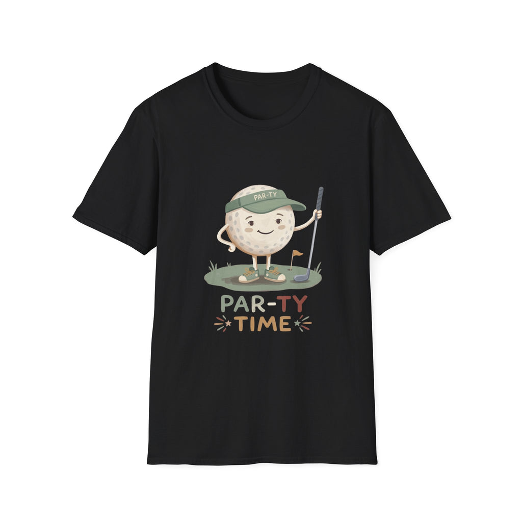 PAR-TY TIME GOLF BALL MASCOT T-SHIRT