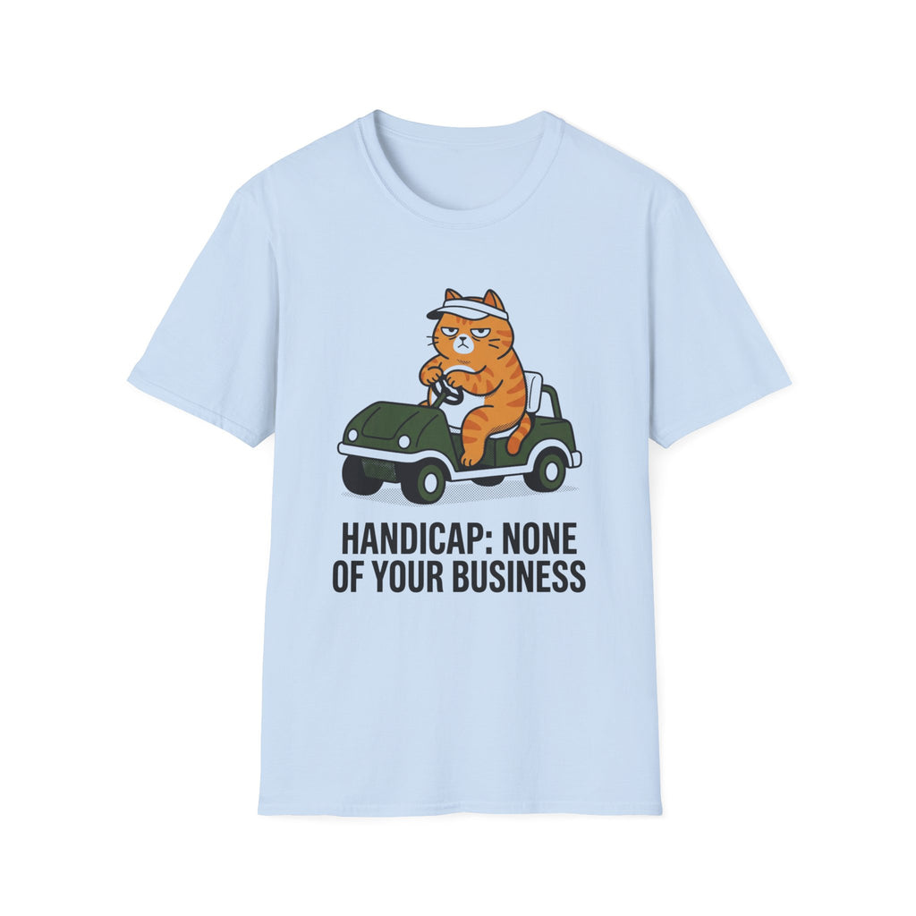 CAT GOLF CART HANDICAP T-SHIRT