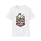 TEE TIME AND WINE GOLFER BADGE T-SHIRT