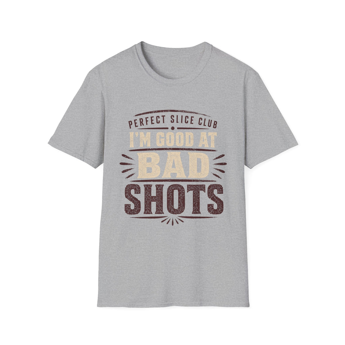 PERFECT SLICE CLUB TEXT T-SHIRT