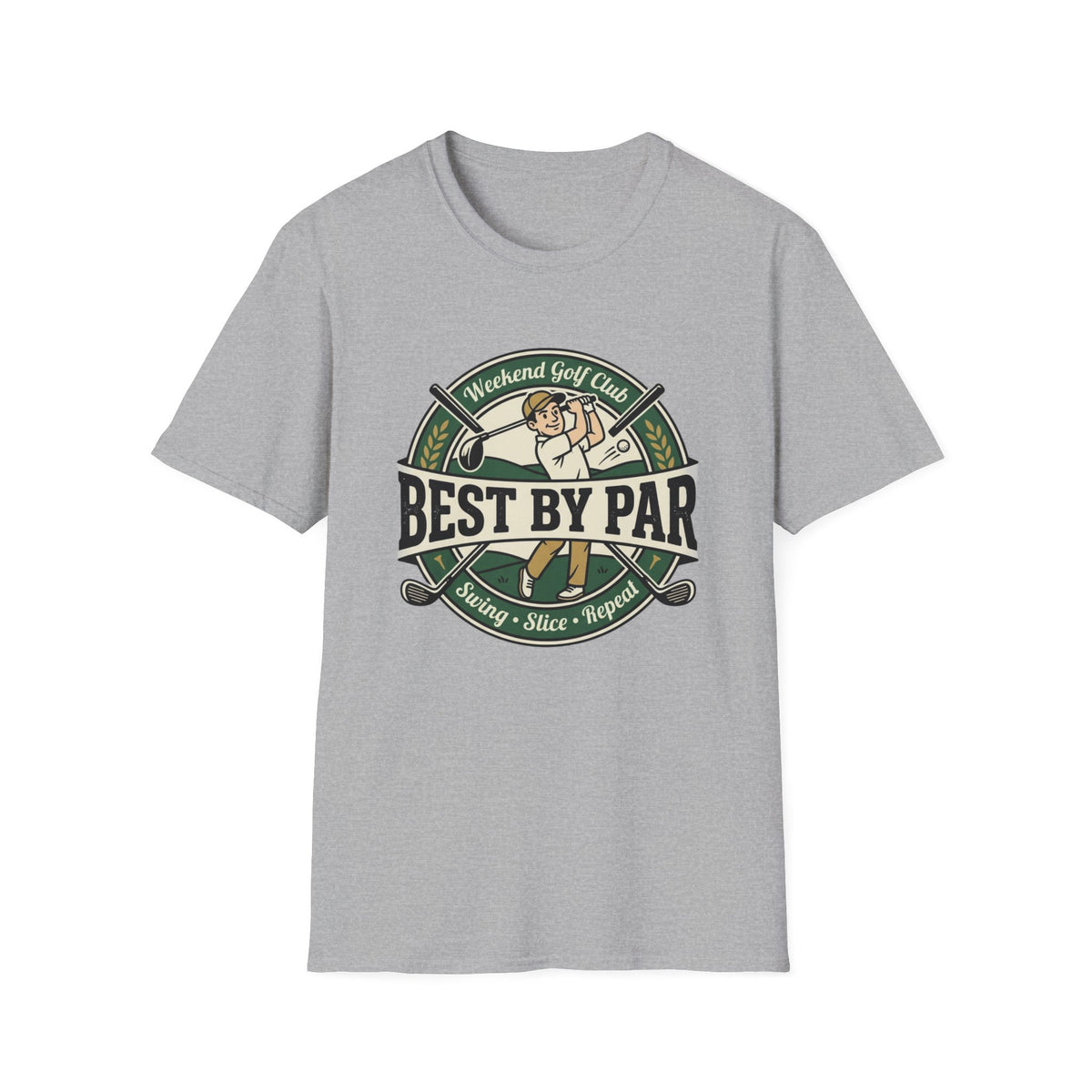 BEST BY PAR WEEKEND GOLF CLUB BADGE 110 T-SHIRT