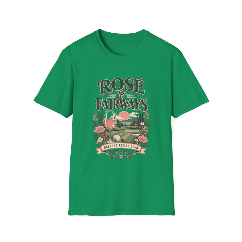ROSE AND FAIRWAYS WEEKEND SOCIAL CLUB T-SHIRT