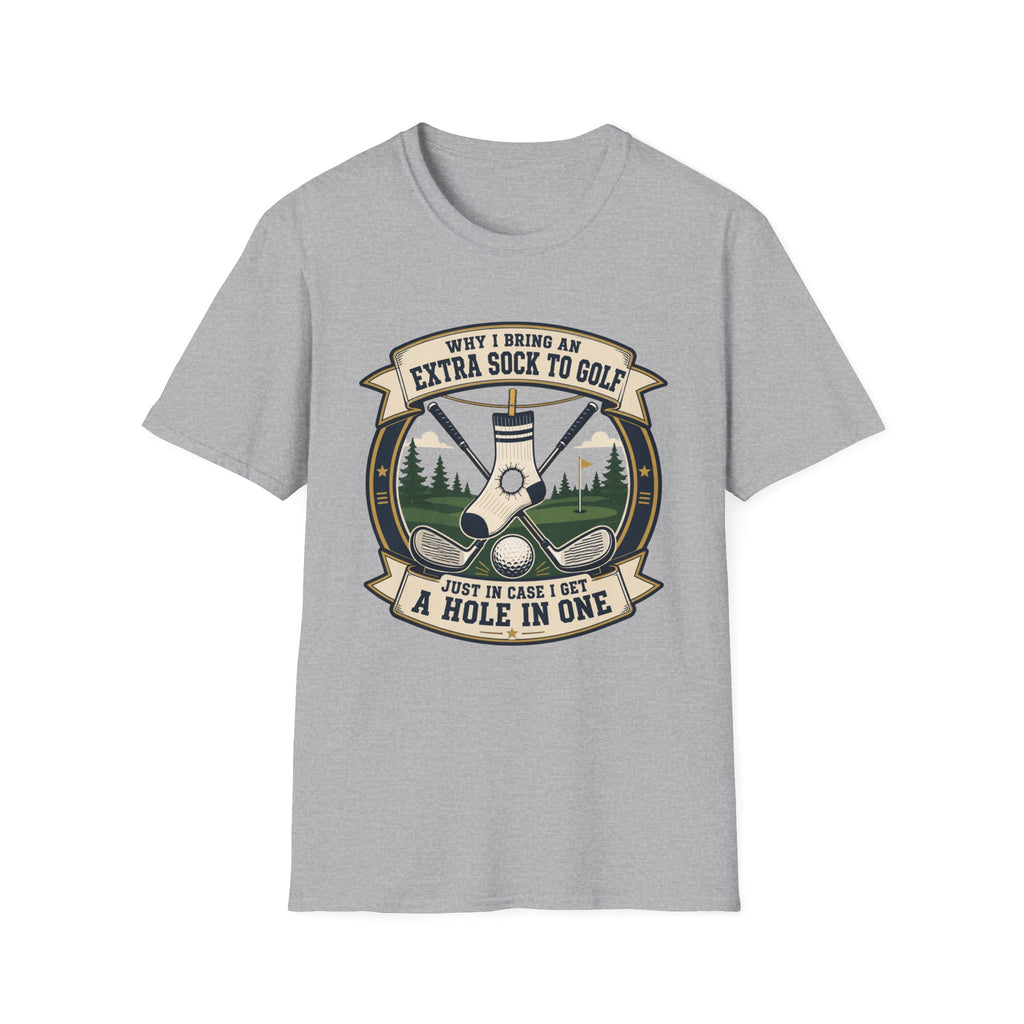 EXTRA SOCK HOLE IN ONE CREST BADGE 37 T-SHIRT