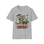 INTERGALACTIC TEE TIME ALIEN CART T-SHIRT