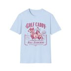 GOLF CADDY DACHSHUND BOWLER HAT PINK 61 T-SHIRT