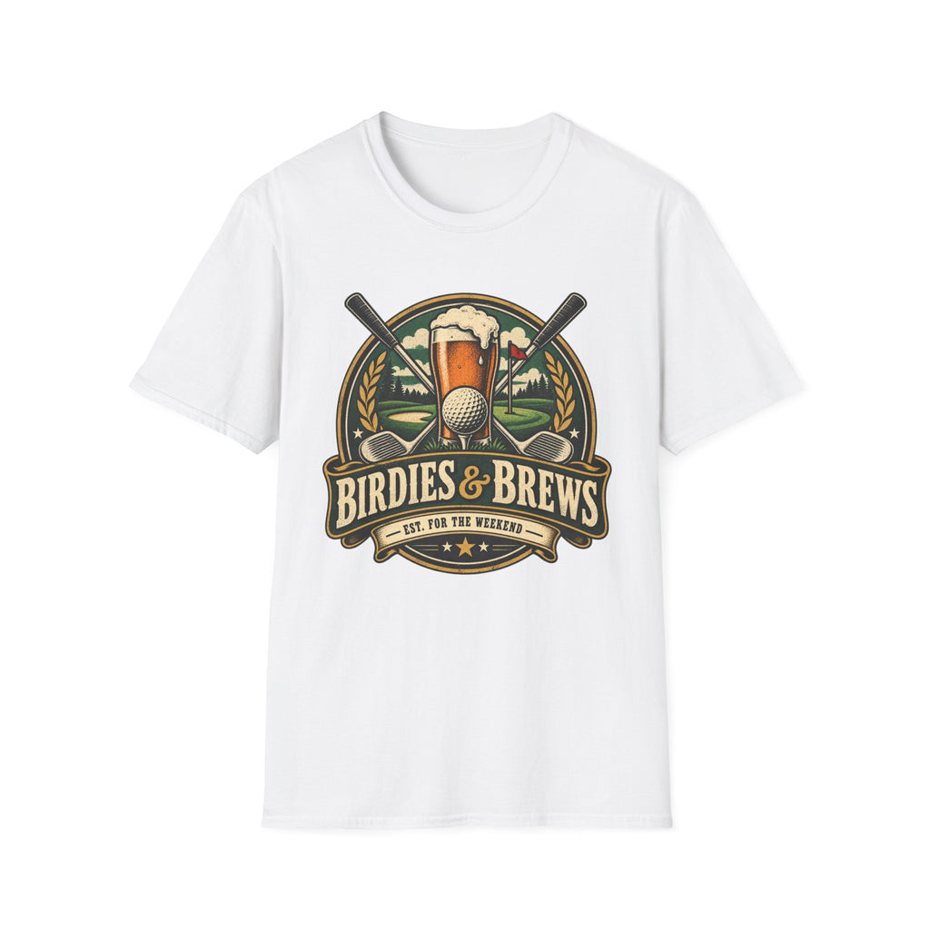 BIRDIES AND BREWS GOLF BADGE COLOR 188 T-SHIRT