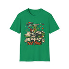 INTERGALACTIC TEE TIME ALIEN CART T-SHIRT