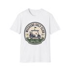 WEEKEND GOLF CLUB CART BADGE T-SHIRT