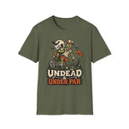 UNDEAD AND UNDER PAR ZOMBIE T-SHIRT