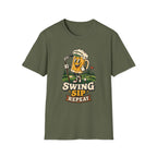 SWING SIP REPEAT BEER MUG T-SHIRT