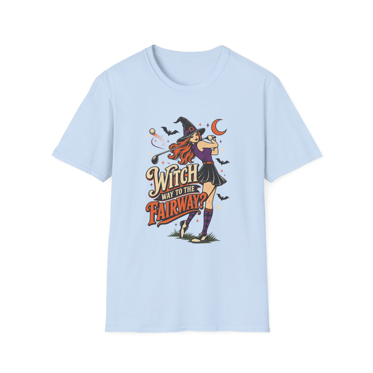 WITCH WAY TO FAIRWAY PINUP T-SHIRT
