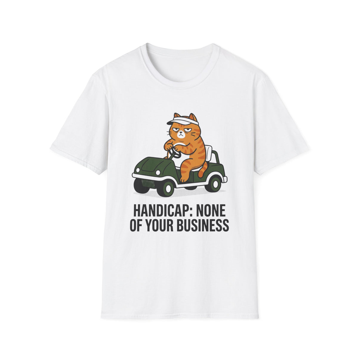 CAT GOLF CART HANDICAP T-SHIRT