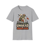 UNDEAD AND UNDER PAR ZOMBIE T-SHIRT