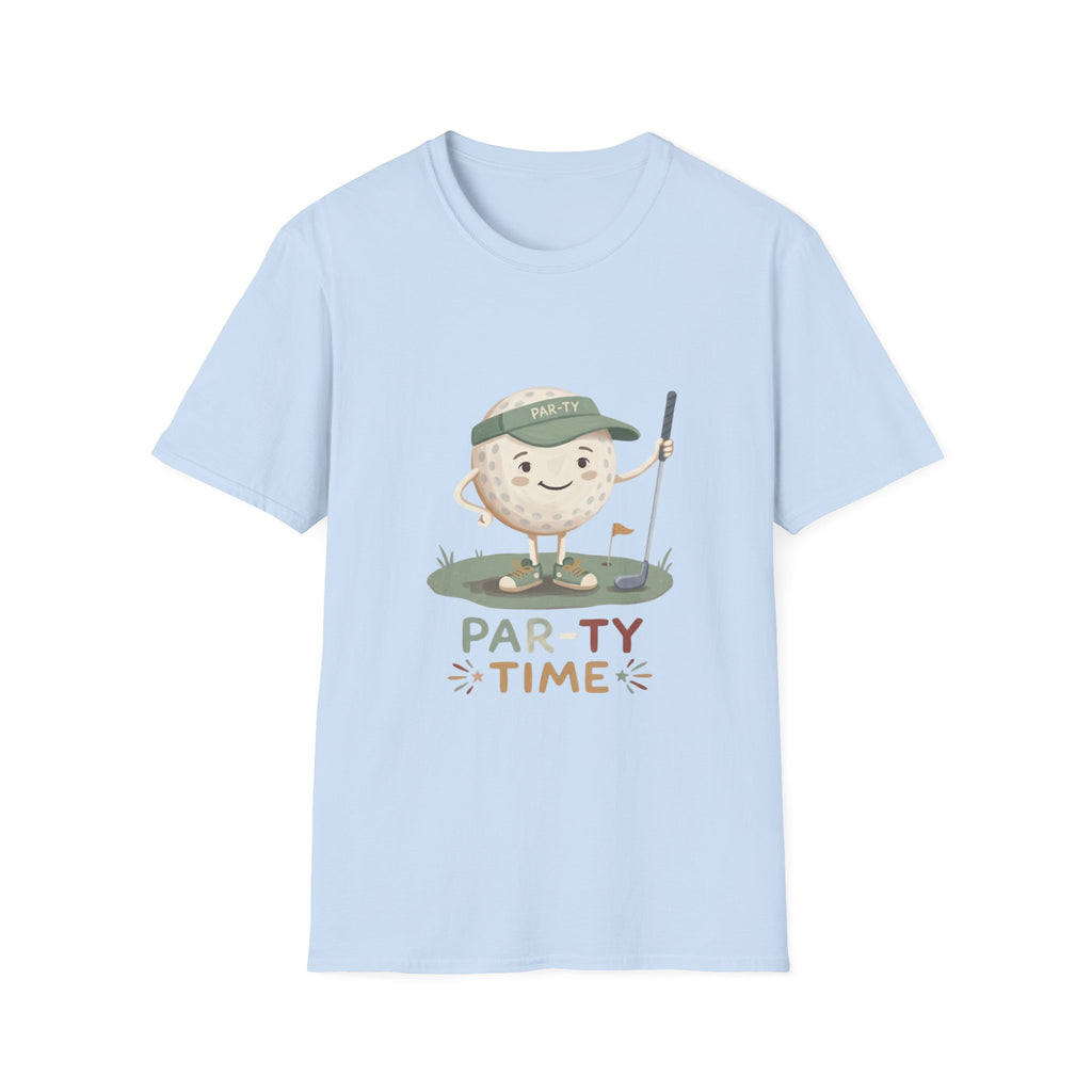 PAR-TY TIME GOLF BALL MASCOT T-SHIRT
