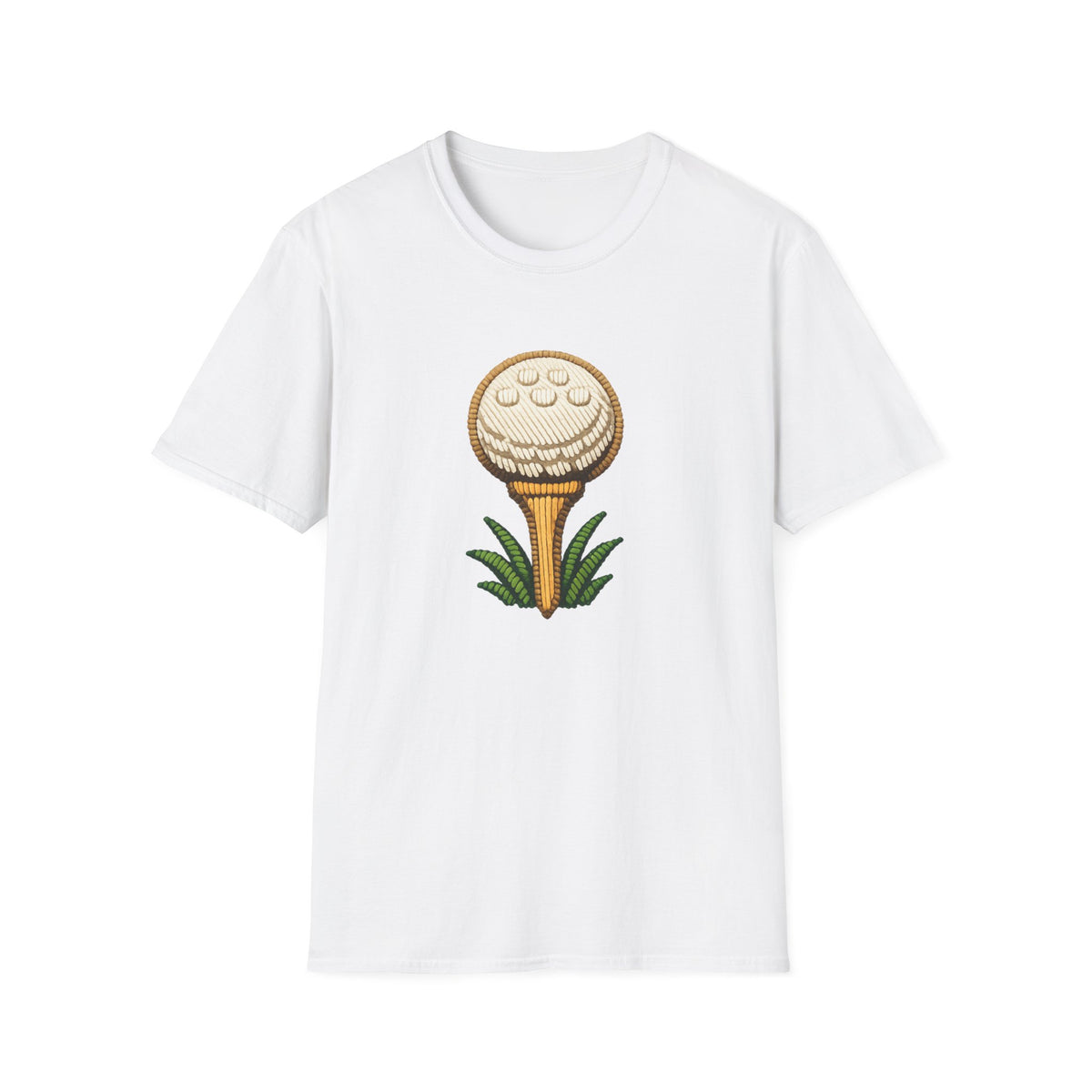 GOLF BALL TEE EMBROIDERY PATCH 87 T-SHIRT