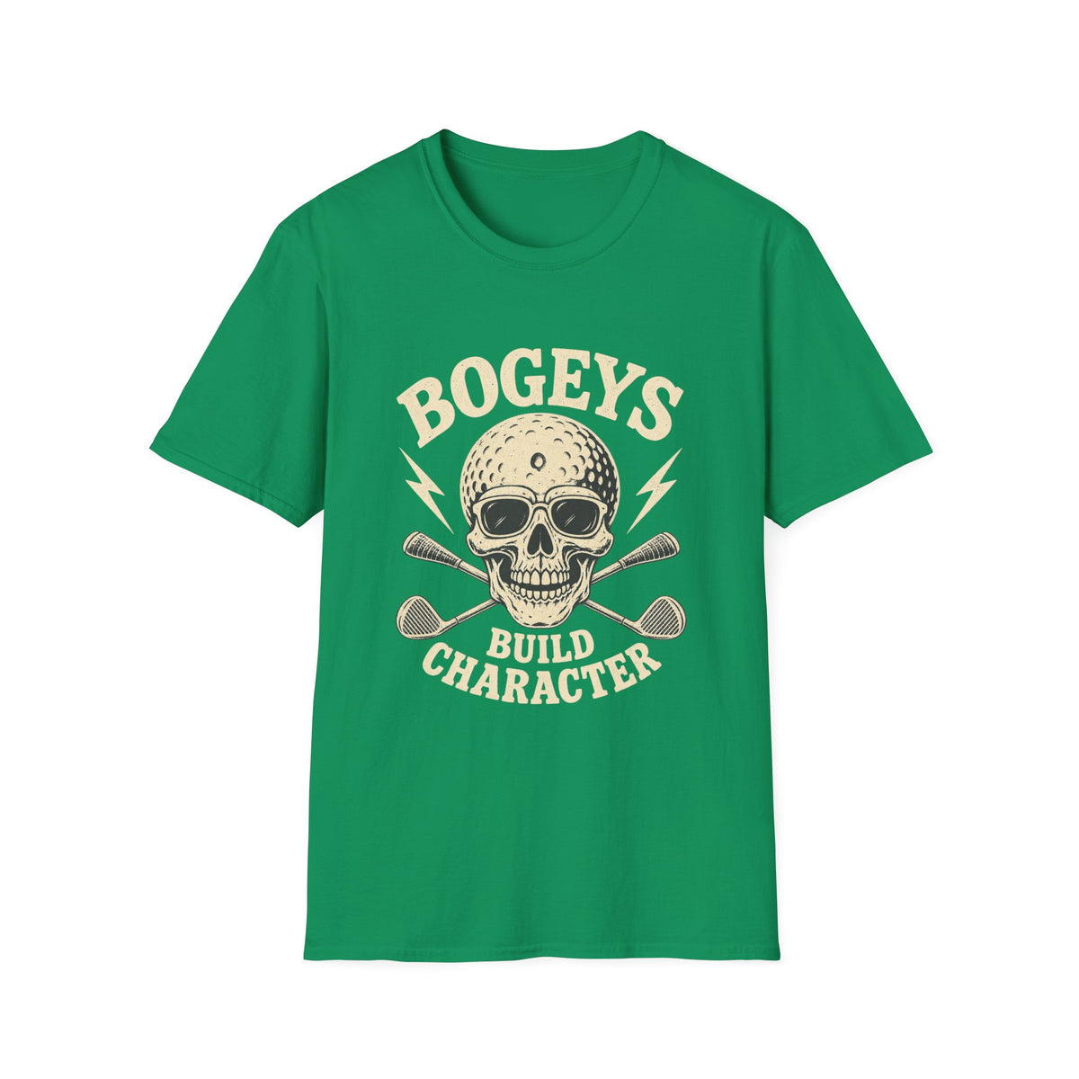 BOGEYS BUILD CHARACTER SKELETON T-Shirt