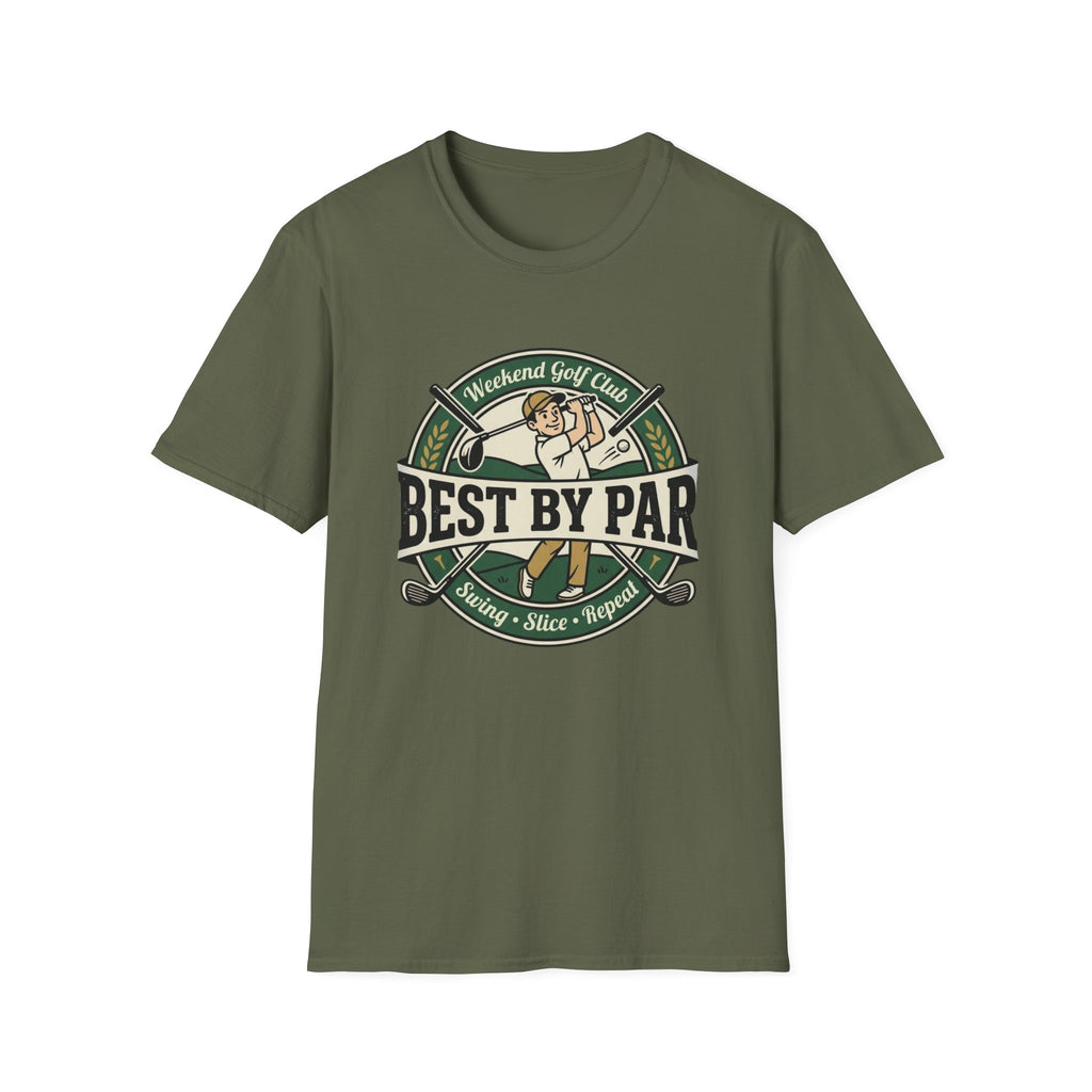 BEST BY PAR WEEKEND GOLF CLUB BADGE 110 T-SHIRT