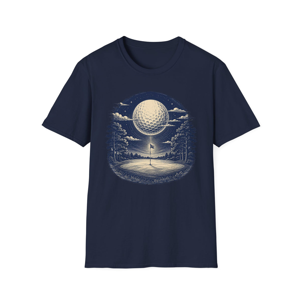 GOLF MOON NIGHT T-SHIRT