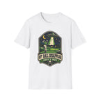 MY BALL DISAPPEARED UFO BADGE T-SHIRT