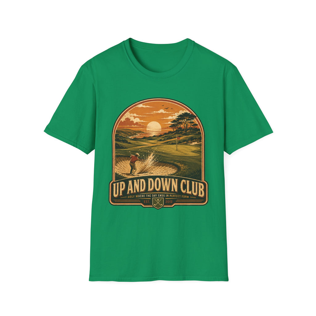 UP AND DOWN CLUB BADGE T-SHIRT