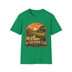 UP AND DOWN CLUB BADGE T-SHIRT