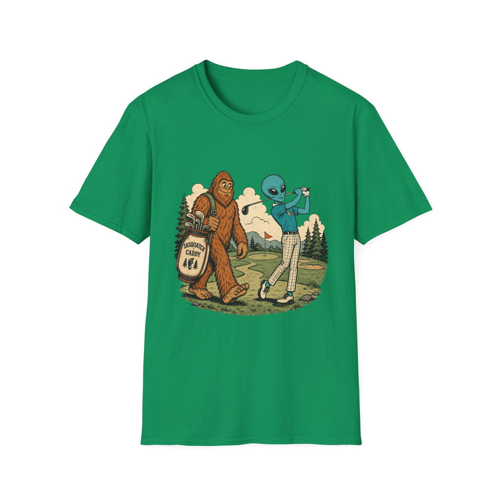 SASQUATCH ALIEN GOLF VINTAGE T-SHIRT
